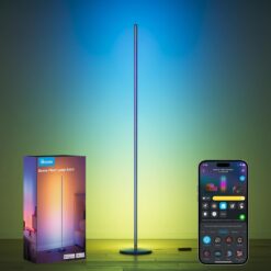 Govee RGBIC Floor Lamp Basic, LED Corner Lamp Works with Alexa, Smart Modern Floor Lamp, Blue