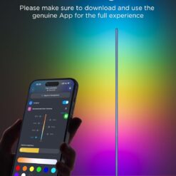 Govee RGBIC Floor Lamp Basic, LED Corner Lamp Works with Alexa, Smart Modern Floor Lamp, Blue