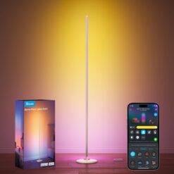 Govee RGBIC Floor Lamp Basic, LED Corner Lamp Works with Alexa, 1000lm Modern Floor Lamp, Champagne
