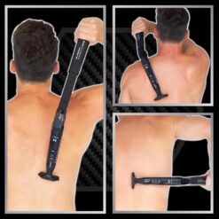 MANGROOMER - INTELLIMAX PRO - New Back Shaver with 2 Shock Absorber Flex Heads, Power Hinge, Extreme Reach Handle and Advanced 2.7" Extra-Wide Blade Design (Version 3.0)