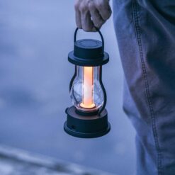 BALMUDA The Lantern | Rechargeable LED Lantern | 3 Light Modes: Candle, Amber, & Warm White | Battery Operated | Lightweight | Water-Resistant | US Version | Black&ZeroWidthSpace;