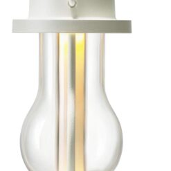 BALMUDA The Lantern | Rechargeable LED Lantern | 3 Light Modes: Candle, Amber, & Warm White | Battery Operated | Lightweight | Water-Resistant | US Version | White