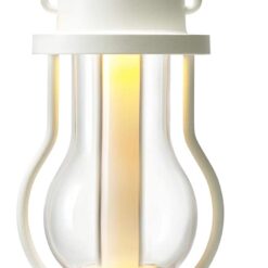 BALMUDA The Lantern | Rechargeable LED Lantern | 3 Light Modes: Candle, Amber, & Warm White | Battery Operated | Lightweight | Water-Resistant | US Version | White