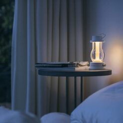 BALMUDA The Lantern | Rechargeable LED Lantern | 3 Light Modes: Candle, Amber, & Warm White | Battery Operated | Lightweight | Water-Resistant | US Version | White