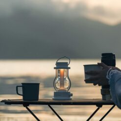 BALMUDA The Lantern | Rechargeable LED Lantern | 3 Light Modes: Candle, Amber, & Warm White | Battery Operated | Lightweight | Water-Resistant | US Version | White