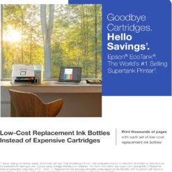 Epson EcoTank ET-4950 Wireless All-in-One Color Supertank Printer, 18 PPM, 2.4