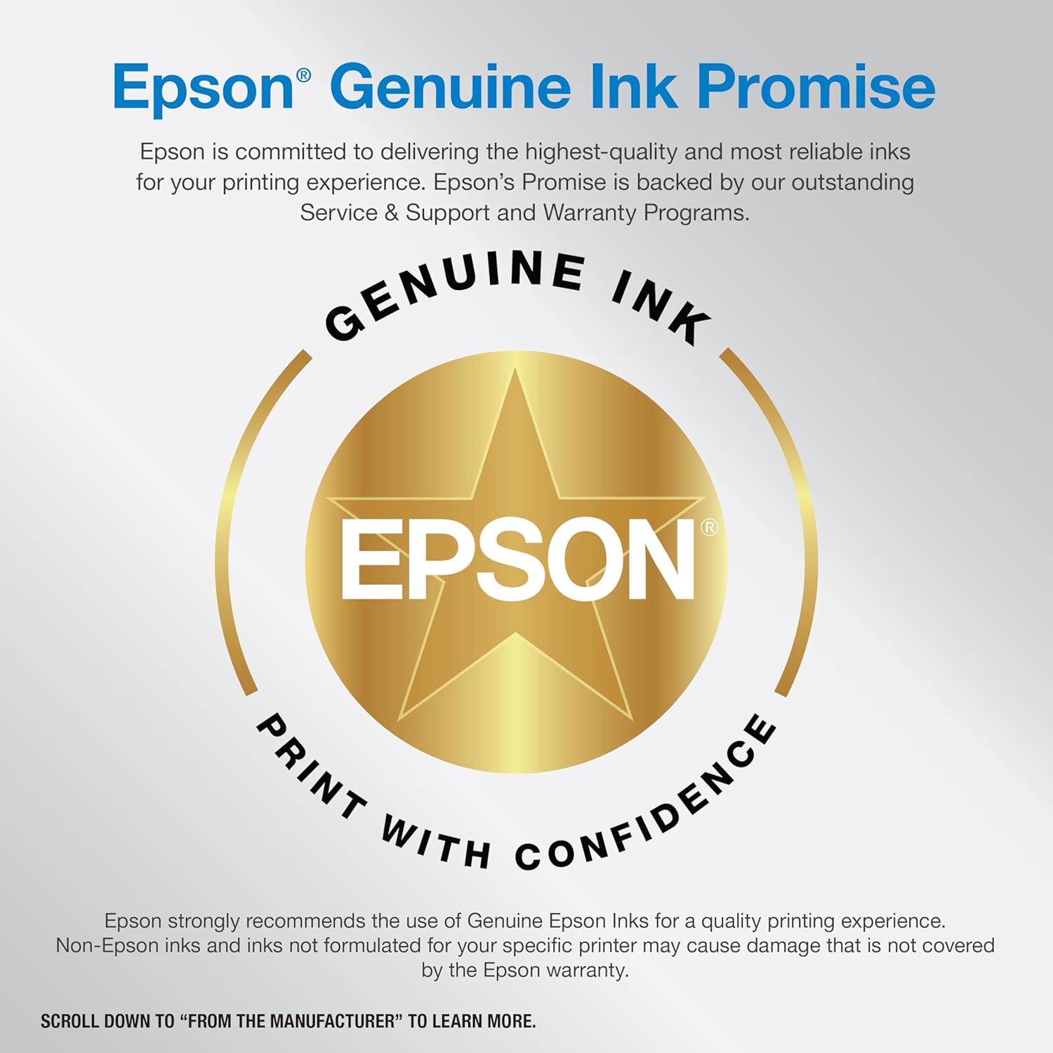 Epson EcoTank ET-3950 Wireless All-in-One Color Supertank Printer, 18 PPM, 2.4" Color Screen, Auto Document Feeder – White