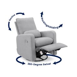 GAP babyGap Cloud Recliner with LiveSmart Evolve - Sustainable Performance Fabric, Grey