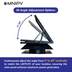 OmniPV Solar Attic Fan Pro 2850 -CFM Black Aluminum Hybrid electric/solar Power Roof Vent