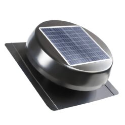 Maxx Air 1030 -CFM Black Galvanized steel Solar Power Roof Vent