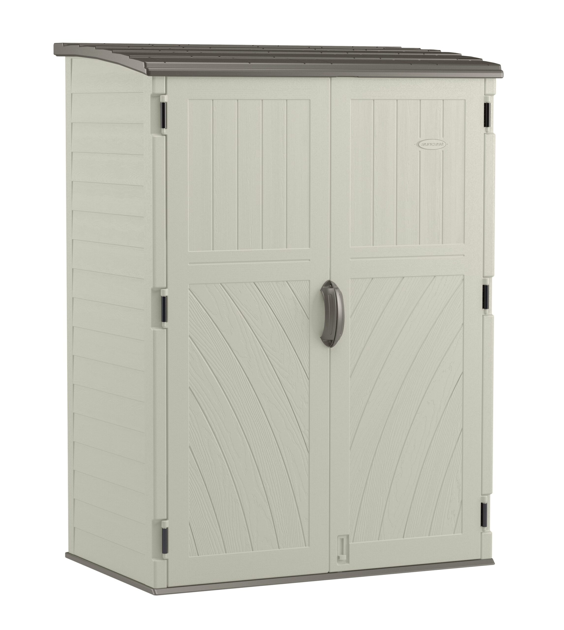 Suncast 4-ft x 2-ft Vertical Off-white Lean-to Roof Plastic Resin Storage Shed