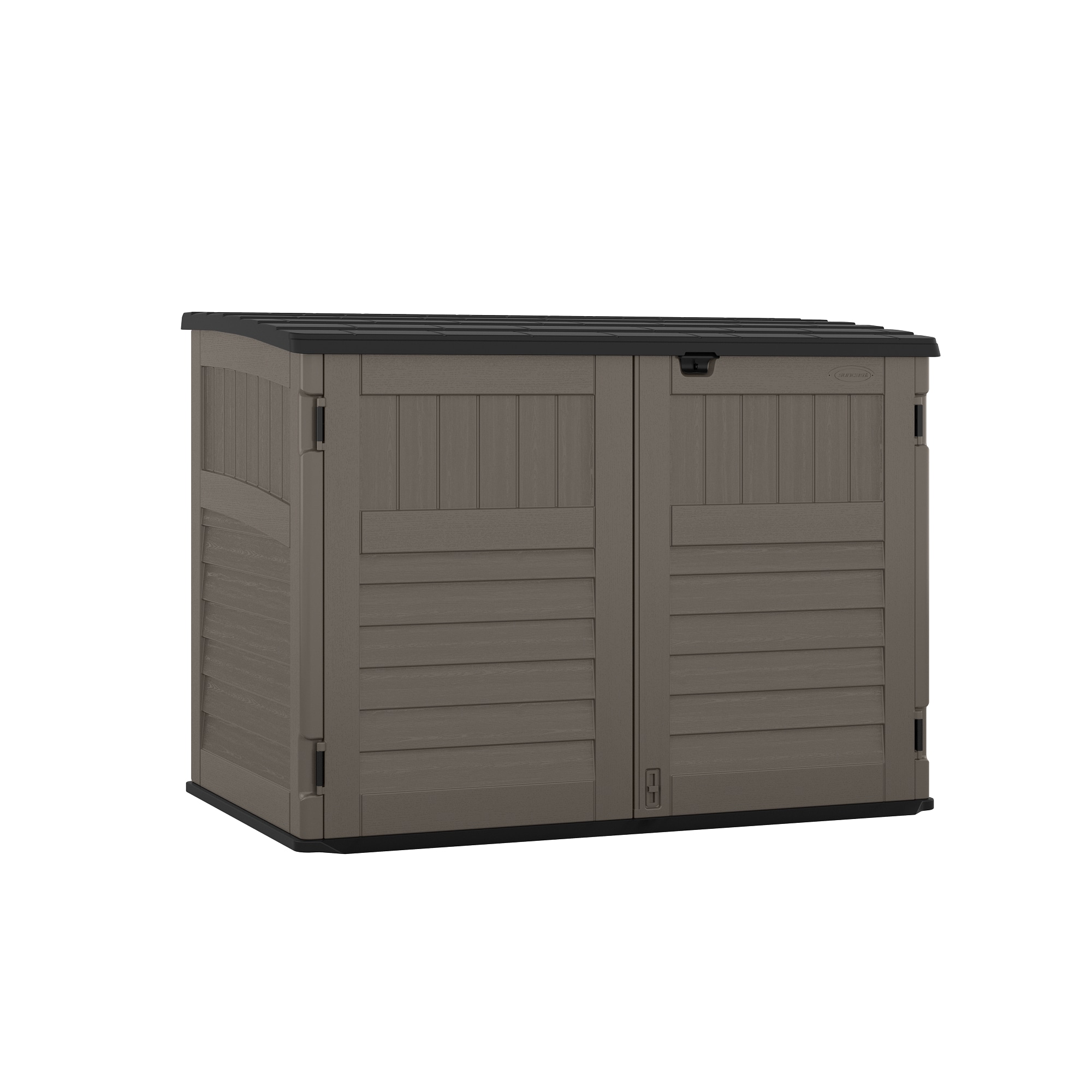 Suncast 6-ft x 4-ft Trash Hideaway Gray Lean-to Roof Plastic Resin Storage Shed
