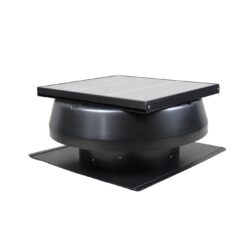 iLIVING 1150 -CFM Black Aluminum Solar Power Roof Vent