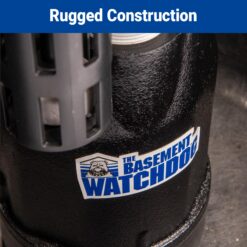 Basement Watchdog 1/3-HP 115 -Volt 62-Gallon Cast iron Submersible sump pump