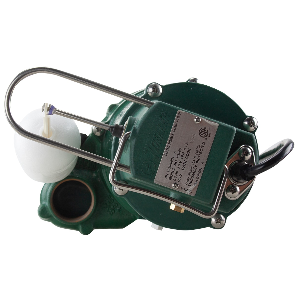 Zoeller 1/2-HP 115 -Volt 80-Gallon Cast iron Submersible sump pump