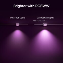 eufy 100-ft Plug-in White Indoor/Outdoor String Light with 60 Multicolor -Light LED Micro Bulbs Bluetooth Compatibility Wi-Fi Compatibility