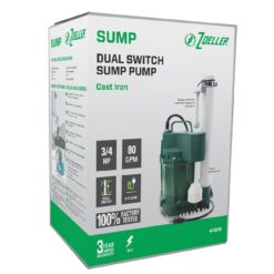 Zoeller 3/4-HP 115 -Volt 80-Gallon Cast iron Submersible sump pump