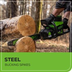 Greenworks Pro 80-volt max 18-in Battery Chainsaw Battery Not Included Charger Not Included