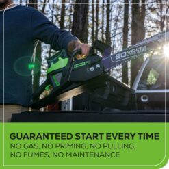 Greenworks Pro 80-volt max 18-in Battery Chainsaw Battery Not Included Charger Not Included