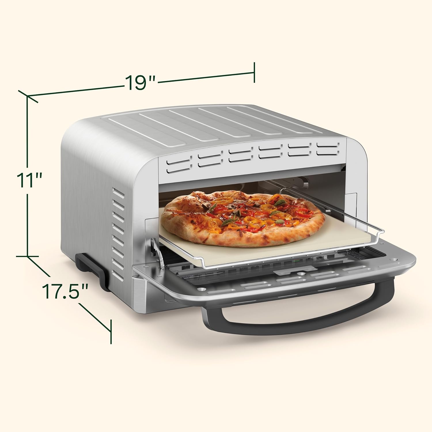 Cuisinart Stainless steel Hearth Electric Indoor/Outdoor Pizza Oven