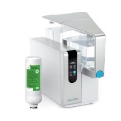 AquaTru Countertop 18-Cup Gray Plastic Water filter pitcher
