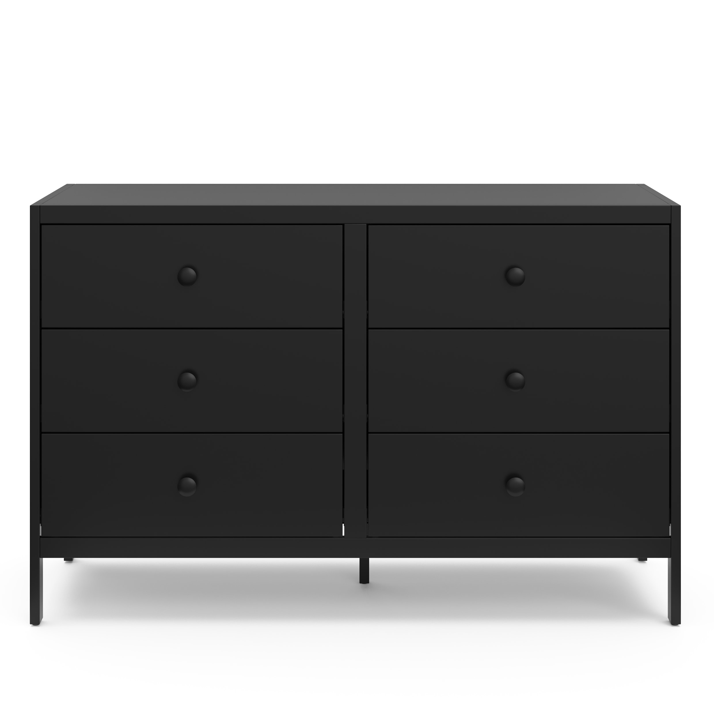 Graco Black Pine 6 -Drawer 51.38-in Standard dresser