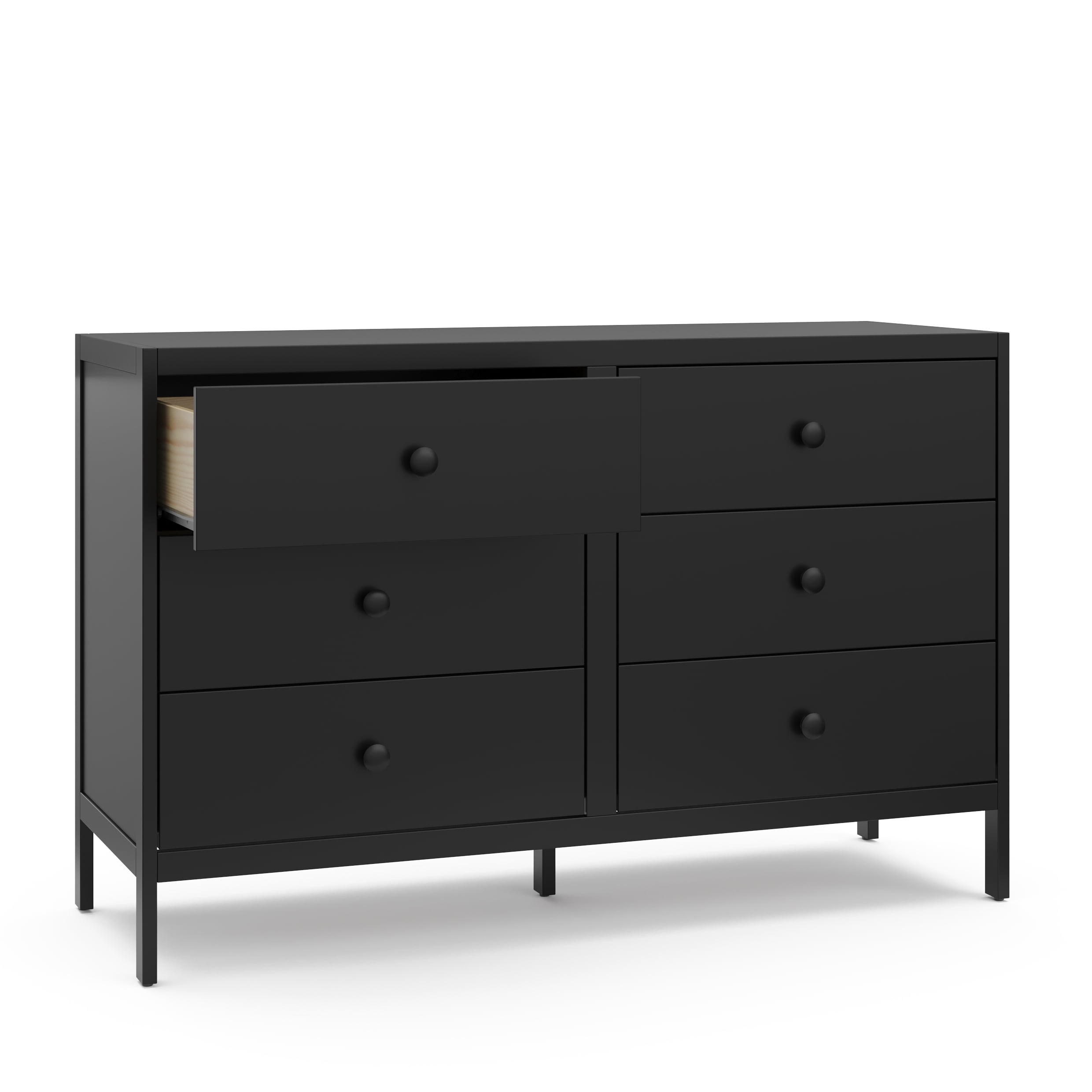 Graco Black Pine 6 -Drawer 51.38-in Standard dresser