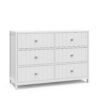 Graco Teddi White Pine 6 -Drawer 51.37-in Standard dresser