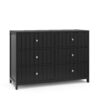 Graco Teddi Black Pine 6 -Drawer 51.37-in Standard dresser