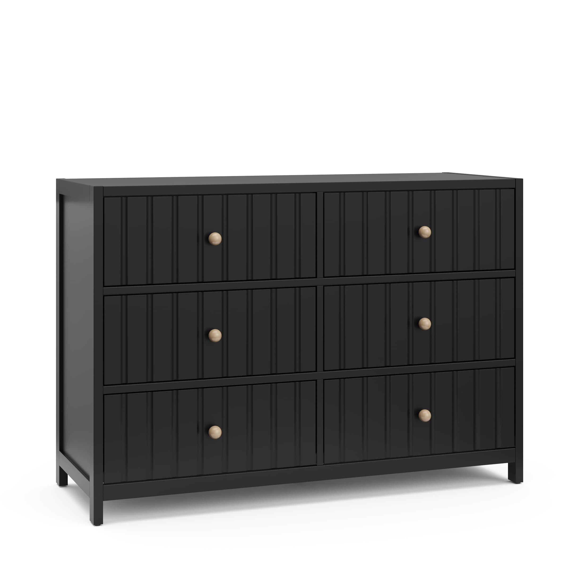 Graco Teddi Black Pine 6 -Drawer 51.37-in Standard dresser