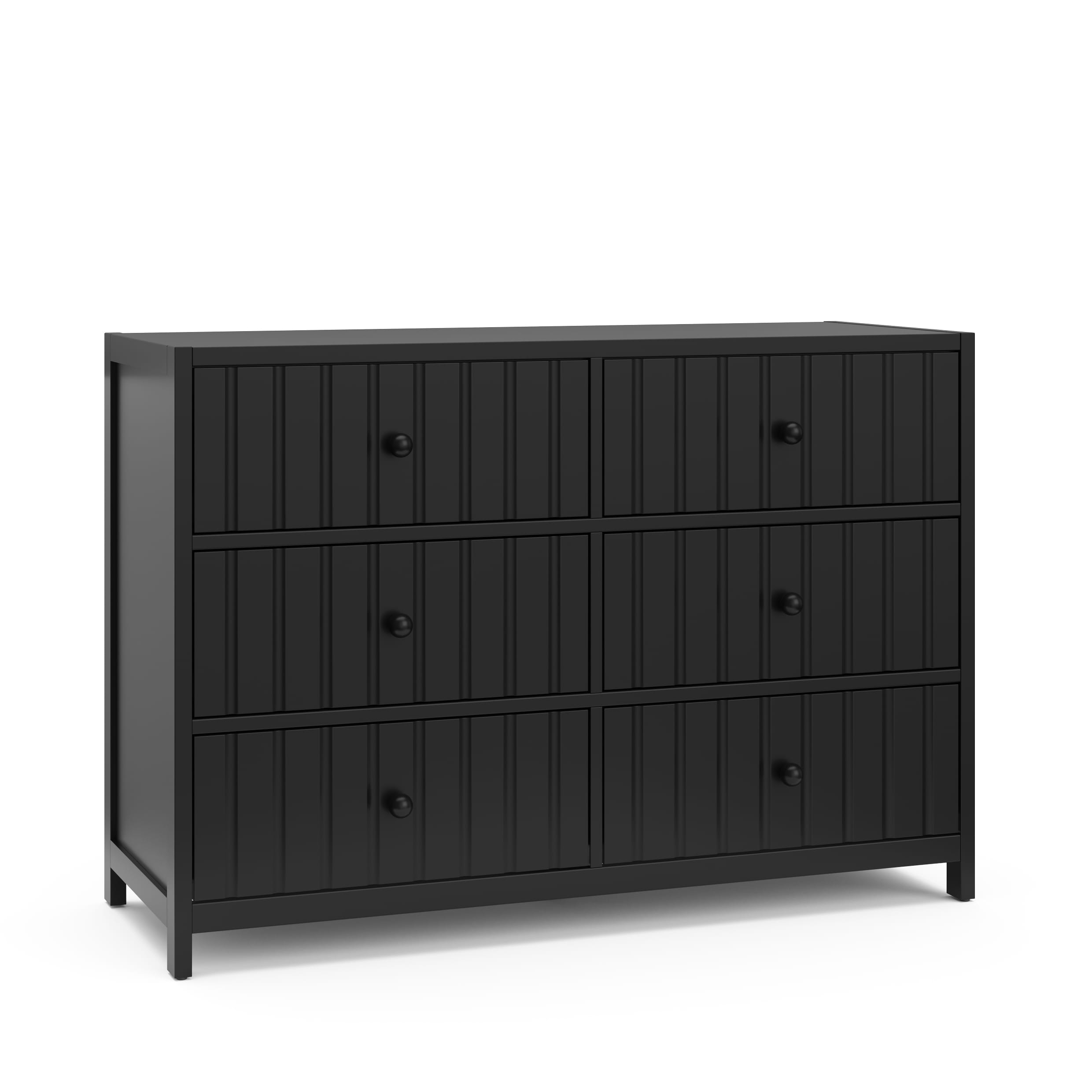Graco Teddi Black Pine 6 -Drawer 51.37-in Standard dresser
