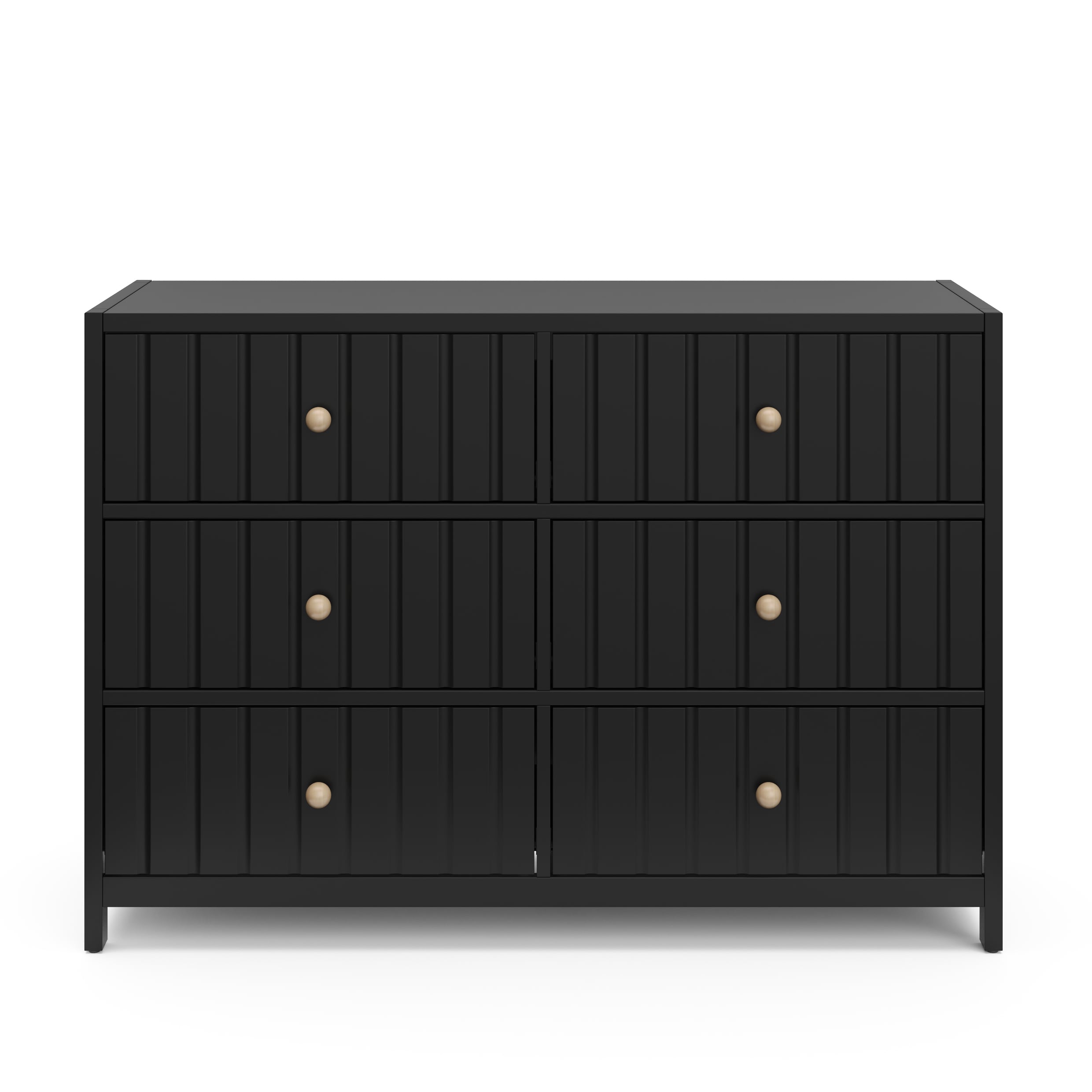 Graco Teddi Black Pine 6 -Drawer 51.37-in Standard dresser