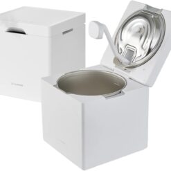 Carepod Cube Plus X50V Stainless Steel Humidifier - Easy to Clean, 3 Mist Level Settings, Auto-Humidity & Auto Shut-Off Feature, One Touch Built-in Sanitization, No Filters, Lasts 32Hrs (1.1Gal/4.2L)