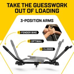 Saris SuperClamp G3 Platform Hitch Bike Rack - Lightweight - Durable - Versatile for RV/Camper