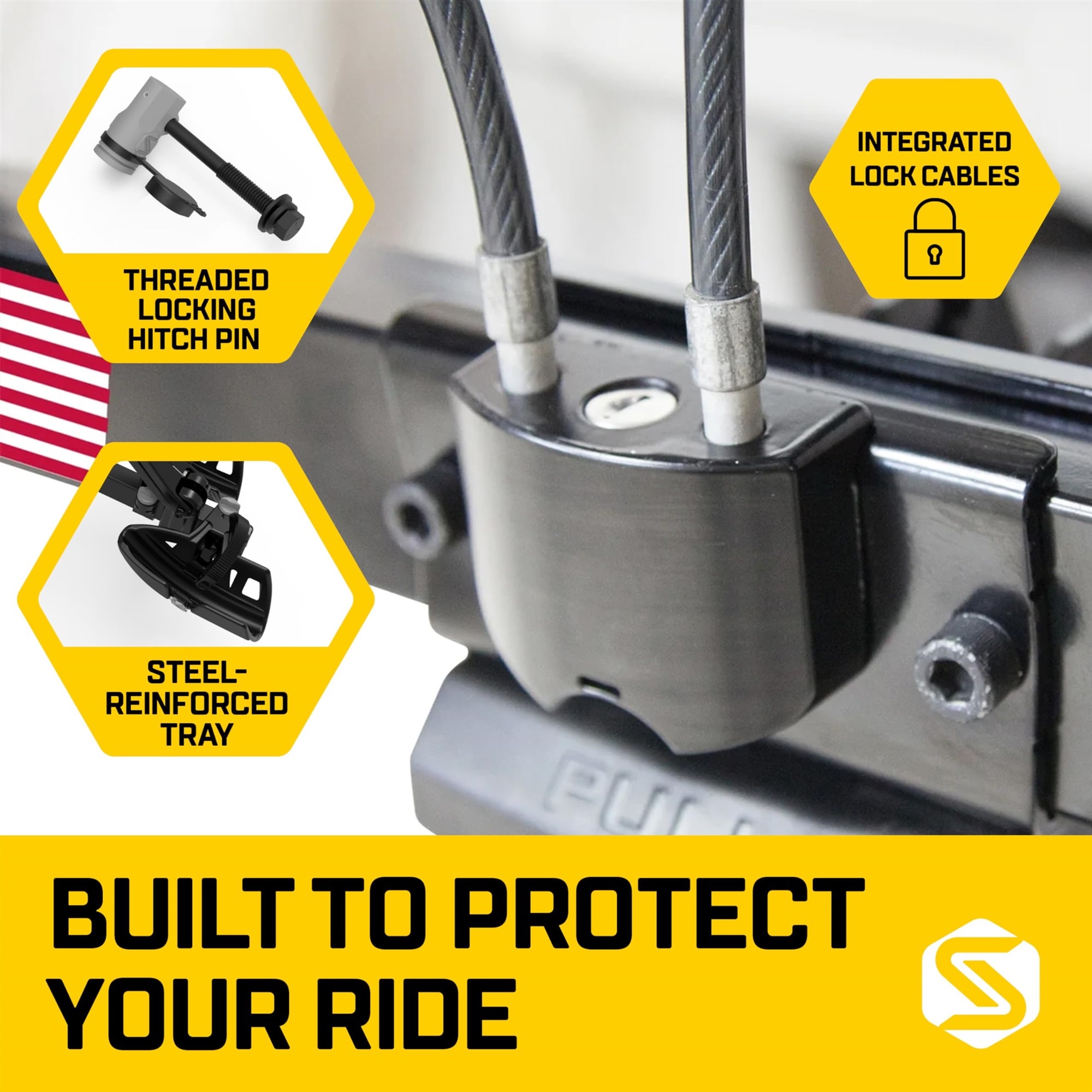 Saris SuperClamp G3 Platform Hitch Bike Rack - Lightweight - Durable - Versatile for RV/Camper