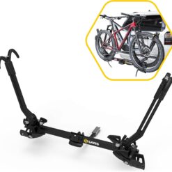 Saris SuperClamp G3 2-Bike Hitch Rack Lightweight Platform Carrier with Tilt Fits 1.25 and 2''