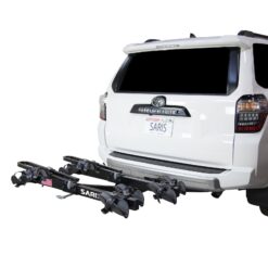 Saris Freedom 4-Bike Hitch Rack - Universal Fit - 2-Inch Receiver - 190 lb Capacity - Tilt Pedal