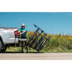 Saris Freedom 4-Bike Hitch Rack - Universal Fit - 2-Inch Receiver - 190 lb Capacity - Tilt Pedal