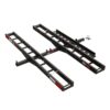 Black Widow Pro Double Dirt Bike Carrier with Ramp for 2 in Hitch 600 lb Capacity
