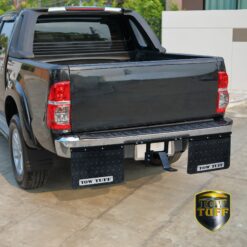 Tow Tuff 2418AMF 18Inches x 24Inches Universal Hitch Mount Rubber Rear Towing Mud Flaps