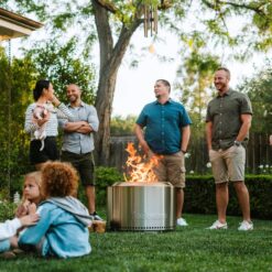 Solo Stove 27-in W Stainless steel Round Portable Wood-Burning Fire Pit