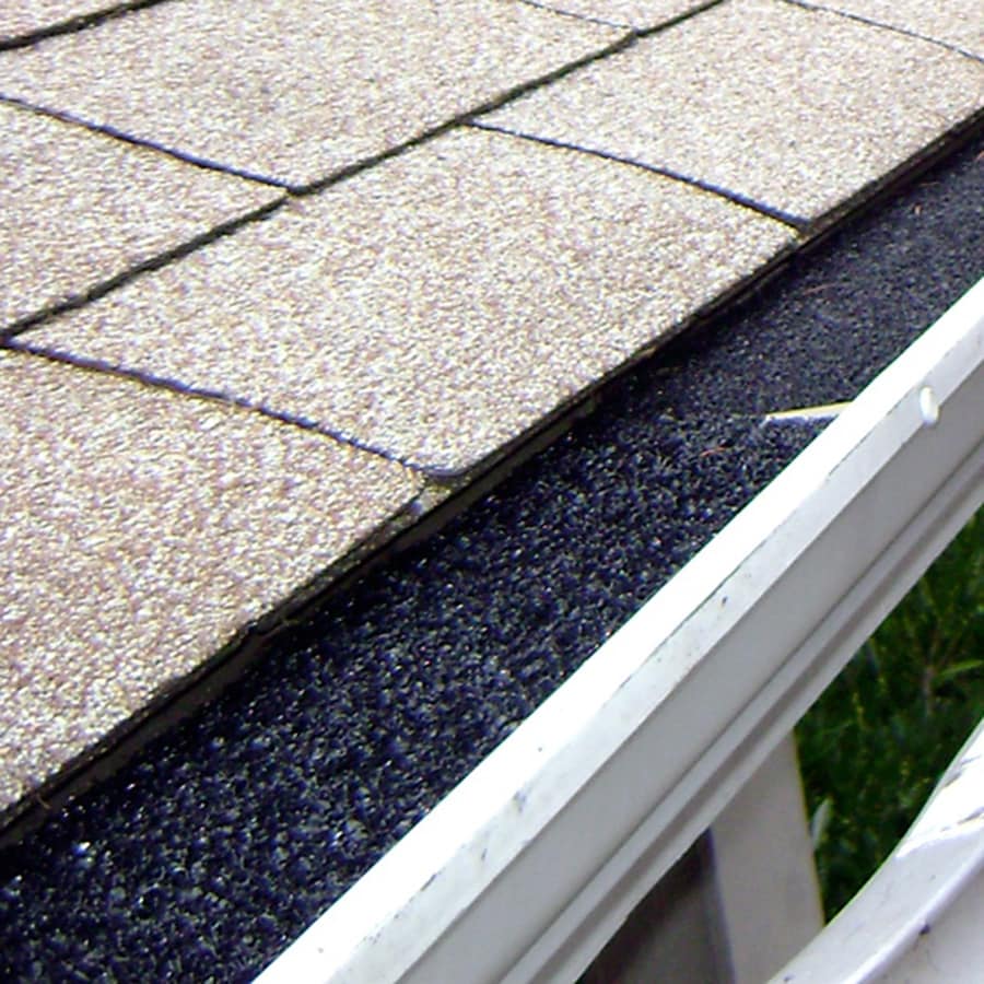 GutterFoam GutterFoam FR Black Foam Half round ( 4-in x 4-ft ) Gutter guard 30 -Pack