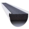 GutterFoam GutterFoam Pro FR Black Foam Half round ( 4-in x 4-ft ) Gutter guard 25 -Pack