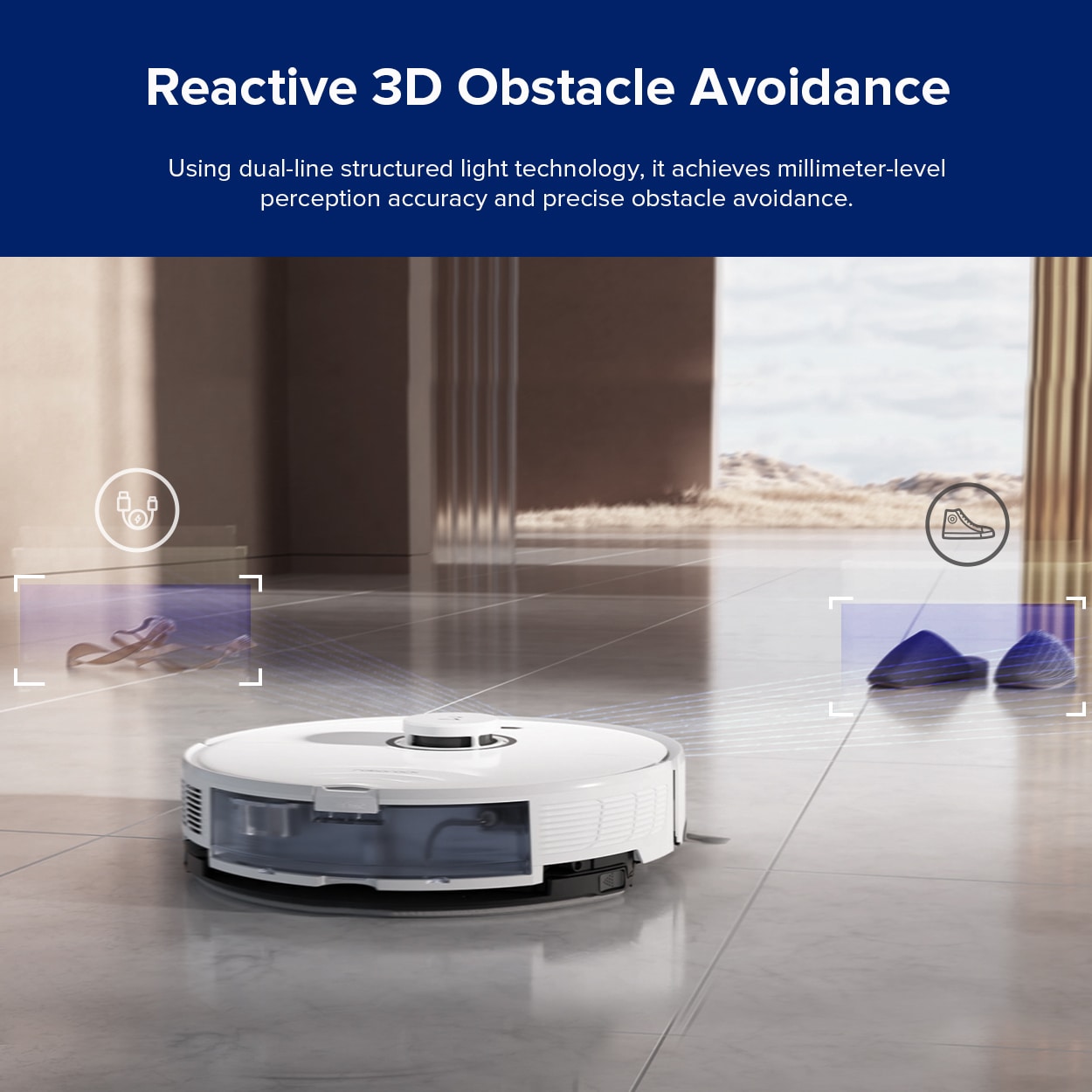 Roborock roborock S7 Max Ultra Auto Charging Self Emptying Pet Robotic Vacuum Cleaner and Mop