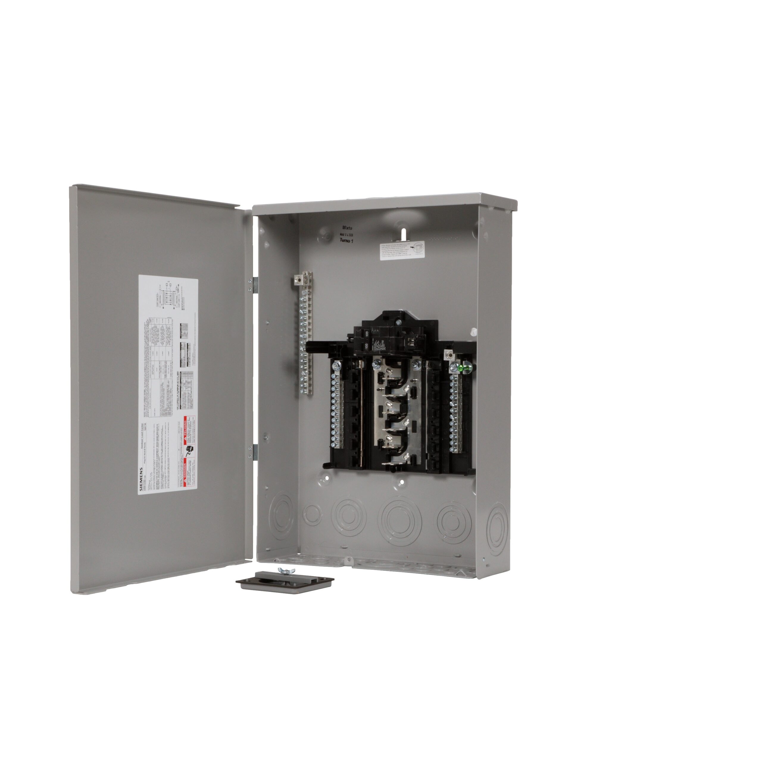 Siemens SN 200 -Amp 12 -Spaces 24 -Circuit Outdoor Main Breaker Plug-On Neutral Load Center
