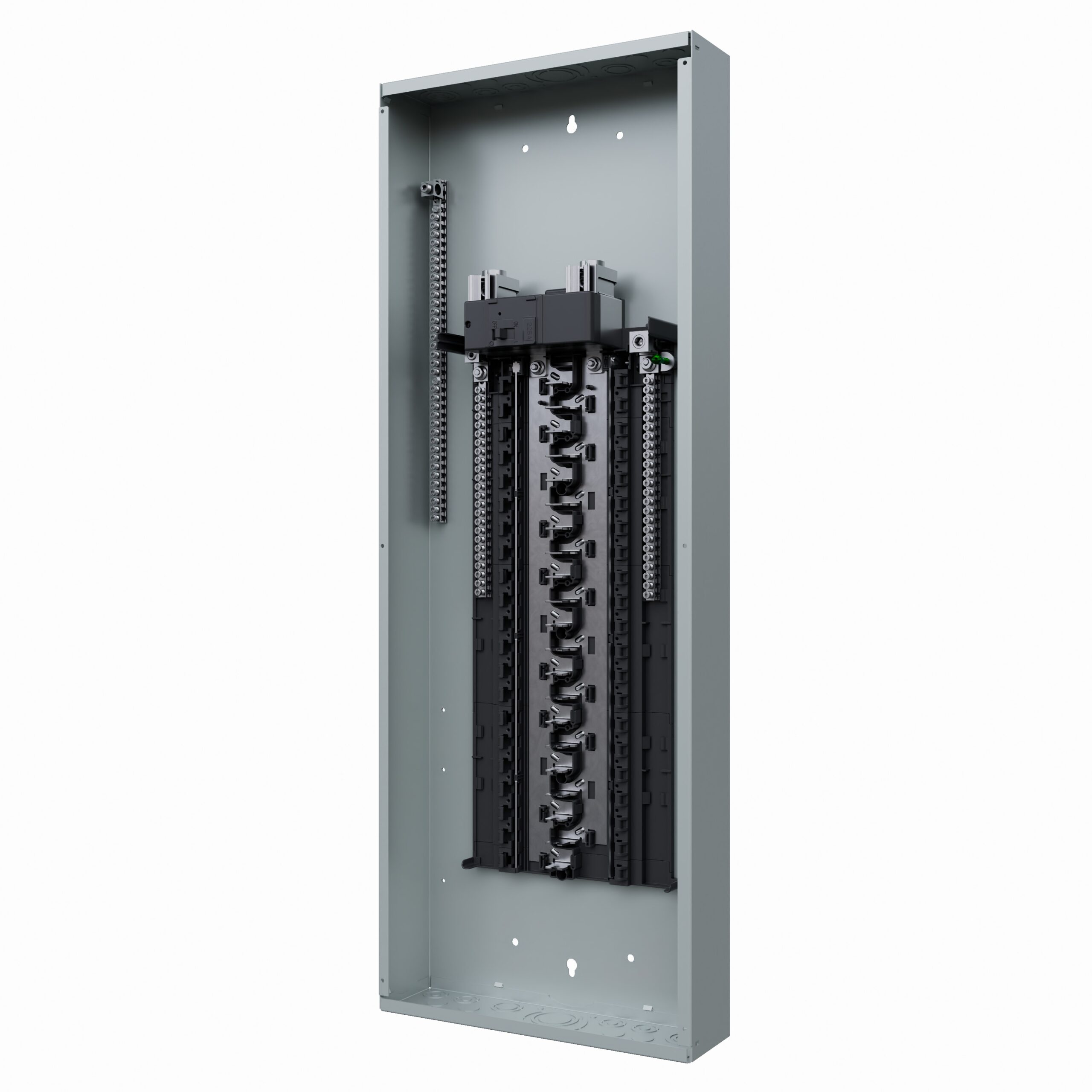 Siemens SN 225 -Amp 42 -Spaces 64 -Circuit Indoor Main Breaker Plug-On Neutral Load Center