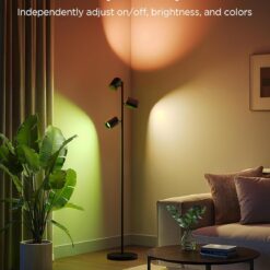 Govee Tree Floor Lamp Compatible with Matter, 3 Rotatable Lights with LuminBlend Technology, Standing Lamp with 64 Dynamic Scenes, Music Sync, Ideal Floor Lamp for Living Room, Bedroom, Office