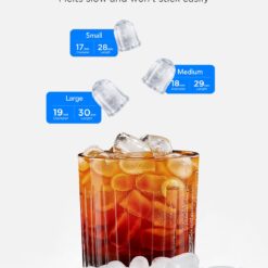 GoveeLife Smart Countertop Ice Makers, Portable Ice Maker Machine with Self-Cleaning, 6 Mins 9 Bullet Ice, 26lbs/24Hrs, Voice Remote for Home Kitchen Party Camping, with Ice Scoop Stainless Silver