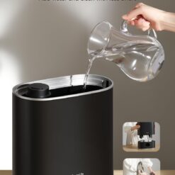 GoveeLife 7L Humidifiers for Bedroom, Smart Top-Fill Cool & Warm Mist Humidifier Large Room, Auto Mode, 70H Quiet Runtime for Baby Plants Nursery, App & Voice Control, RGB Nightlight, Humidity Sensor