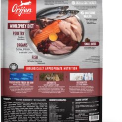 ORIJEN Grain Free High Protein Dry Dog Food Small Breed Recipe 10lb Bag